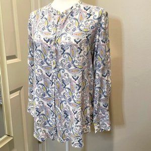 3 for $22 - LOFT Long Sleeved Paisley Blouse - MP